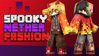 Thumbnail of the Minecraft Bedrock Marketplace product Spooky Nether Fashion created by Monster Egg Studios.