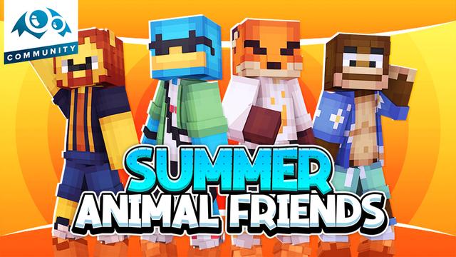 Thumbnail of the Minecraft Bedrock Marketplace product Summer Animal Friends created by Monster Egg Studios.