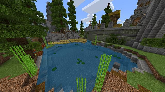Screenshot of the Minecraft Bedrock Marketplace product Swordbreak Keep created by Monster Egg Studios.