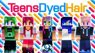 Thumbnail of the Minecraft Bedrock Marketplace product Teens Dyed Hair created by Monster Egg Studios.