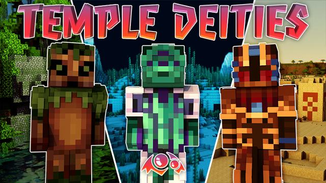Thumbnail of the Minecraft Bedrock Marketplace product Temple Deities created by Monster Egg Studios.
