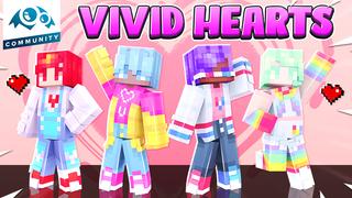 Thumbnail of the Minecraft Bedrock Marketplace product Vivid Hearts created by Monster Egg Studios.