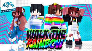 Thumbnail of the Minecraft Bedrock Marketplace product Walk the Rainbow created by Monster Egg Studios.