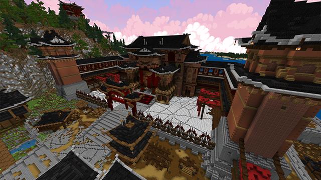 Screenshot of the Minecraft Bedrock Marketplace product Way of the Ninja created by Monster Egg Studios.