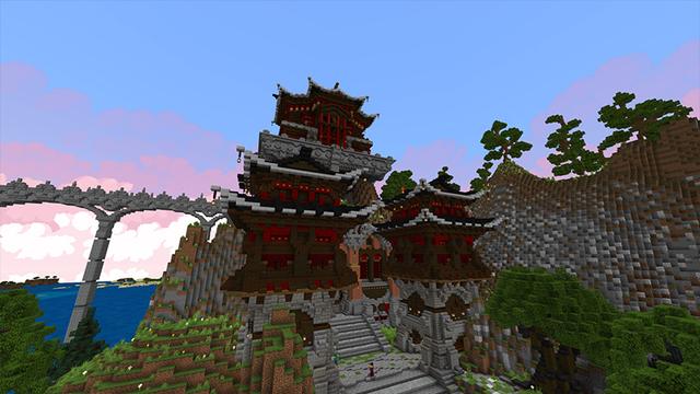 Screenshot of the Minecraft Bedrock Marketplace product Way of the Ninja created by Monster Egg Studios.