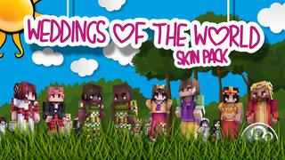Thumbnail of the Minecraft Bedrock Marketplace product Weddings of the World created by Monster Egg Studios.