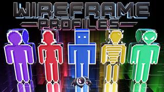 Thumbnail of the Minecraft Bedrock Marketplace product Wireframe: Profiles - White created by Monster Egg Studios.