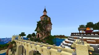 Screenshot of the Minecraft Bedrock Marketplace product Wizards Keep created by Monster Egg Studios.