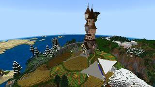 Screenshot of the Minecraft Bedrock Marketplace product Wizards Keep created by Monster Egg Studios.