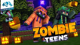 Thumbnail of the Minecraft Bedrock Marketplace product Zombie Teens created by Monster Egg Studios.