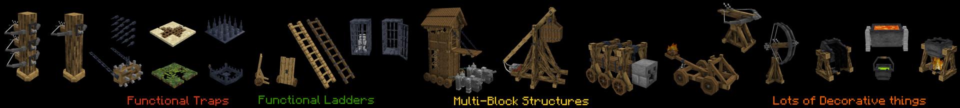 Panorama of the Minecraft Bedrock Marketplace product Medieval City Defence Add-On created by MrAniman2.