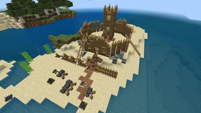Screenshot of the Minecraft Bedrock Marketplace product Medieval City Defence Add-On created by MrAniman2.