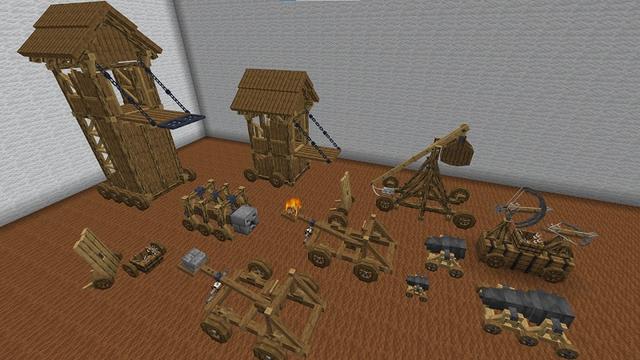 Screenshot of the Minecraft Bedrock Marketplace product Medieval City Defence Add-On created by MrAniman2.