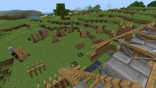 Screenshot of the Minecraft Bedrock Marketplace product Medieval City Defence Add-On created by MrAniman2.