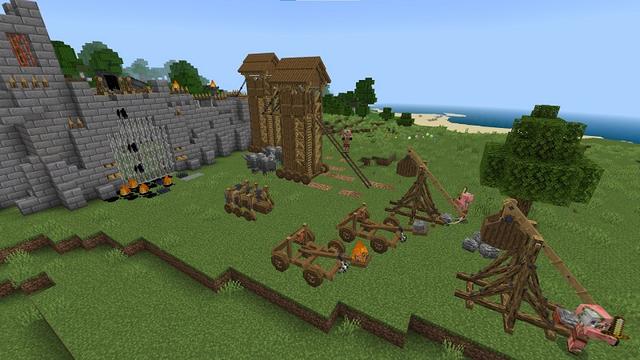 Screenshot of the Minecraft Bedrock Marketplace product Medieval City Defence Add-On created by MrAniman2.