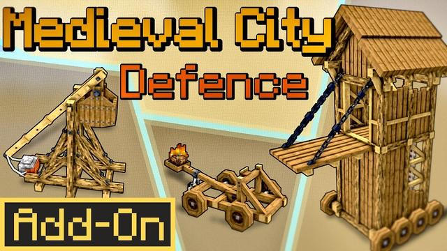 Thumbnail of the Minecraft Bedrock Marketplace product Medieval City Defence Add-On created by MrAniman2.