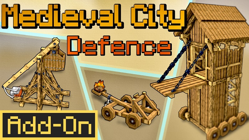 Thumbnail of the Minecraft Bedrock Marketplace product Medieval City Defence Add-On created by MrAniman2.