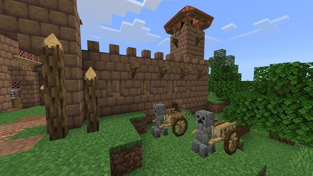 Screenshot of the Minecraft Bedrock Marketplace product More Custom Blocks Add-On created by MrAniman2.