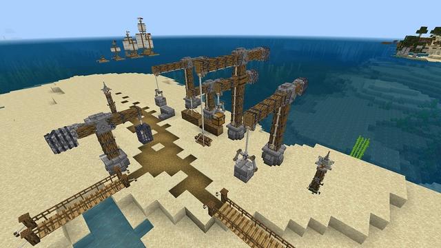 Screenshot of the Minecraft Bedrock Marketplace product Multi Block Structures created by MrAniman2.