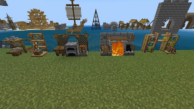 Screenshot of the Minecraft Bedrock Marketplace product Multi Block Structures created by MrAniman2.