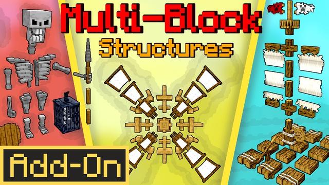 Thumbnail of the Minecraft Bedrock Marketplace product Multi Block Structures created by MrAniman2.
