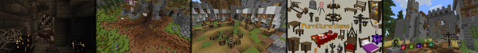 Panorama of the Minecraft Bedrock Marketplace product The Missing Townsfolk created by MrAniman2.