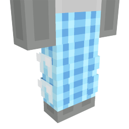 Thumbnail of the Minecraft Bedrock Marketplace product Blue Checkered Pants created by Mush Co.