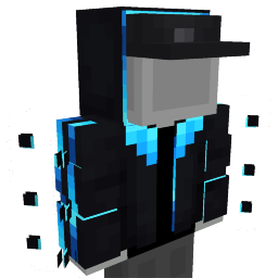 Thumbnail of the Minecraft Bedrock Marketplace product Blue Cyber Jacket created by Mush Co.