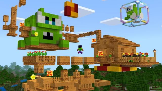 Screenshot of the Minecraft Bedrock Marketplace product Cut the Rope created by Mush Co.