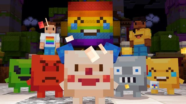 Screenshot of the Minecraft Bedrock Marketplace product Emoji Pets created by Mush Co.