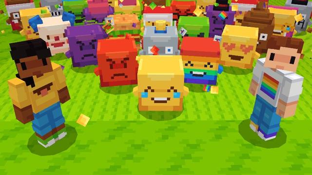 Screenshot of the Minecraft Bedrock Marketplace product Emoji Pets created by Mush Co.