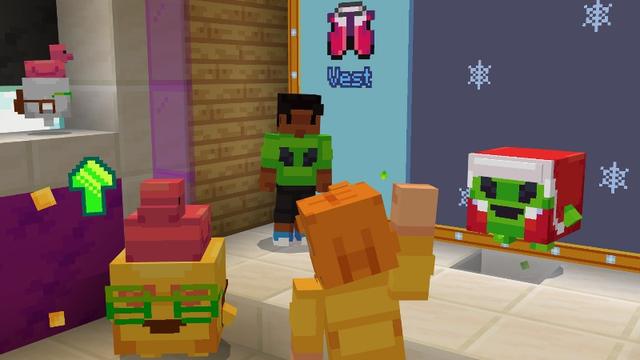 Screenshot of the Minecraft Bedrock Marketplace product Emoji Pets created by Mush Co.