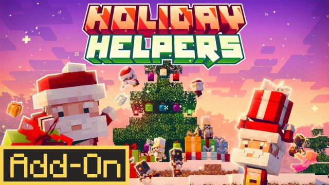 Thumbnail of the Minecraft Bedrock Marketplace product Holiday Helpers created by Mush Co.