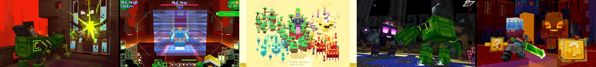 Panorama of the Minecraft Bedrock Marketplace product One Slime Block Adventure created by Mush Co.