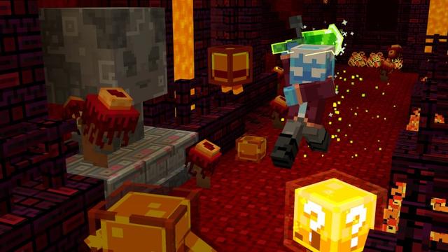 Screenshot of the Minecraft Bedrock Marketplace product One Slime Block Adventure created by Mush Co.
