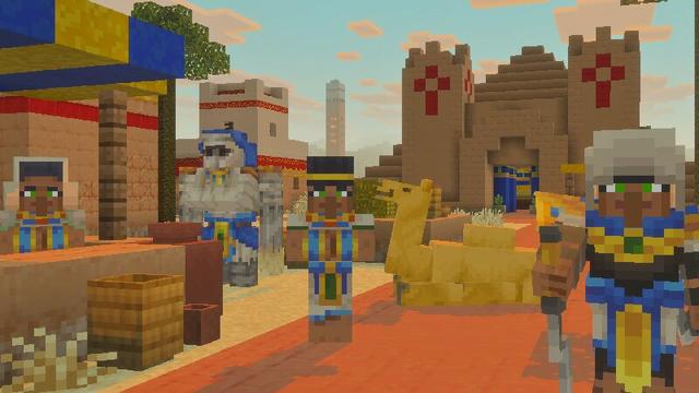 Screenshot of the Minecraft Bedrock Marketplace product Civilizations Add-On created by Mythicus.