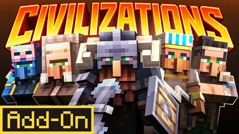 Thumbnail of the Minecraft Bedrock Marketplace product Civilizations Add-On created by Mythicus.