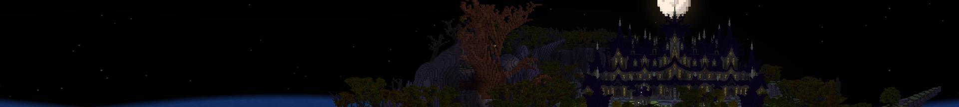 Panorama of the Minecraft Bedrock Marketplace product Haunted Mansion Battle created by Mythicus.
