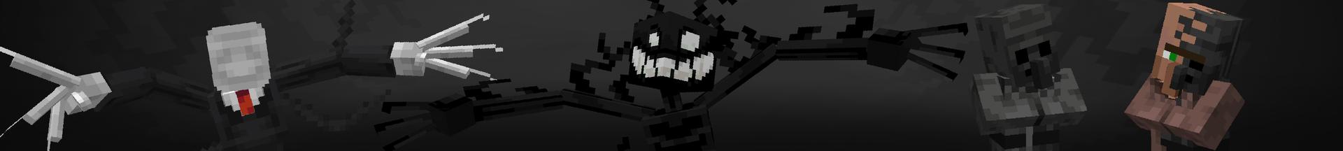 Panorama of the Minecraft Bedrock Marketplace product HORROR SURVIVAL Add-On created by Mythicus.