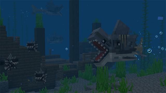 Screenshot of the Minecraft Bedrock Marketplace product HORROR SURVIVAL Add-On created by Mythicus.