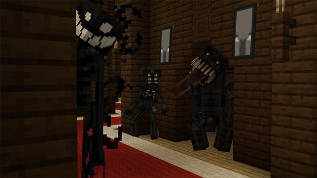 Screenshot of the Minecraft Bedrock Marketplace product HORROR SURVIVAL Add-On created by Mythicus.