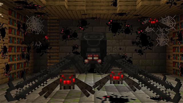 Screenshot of the Minecraft Bedrock Marketplace product HORROR SURVIVAL Add-On created by Mythicus.