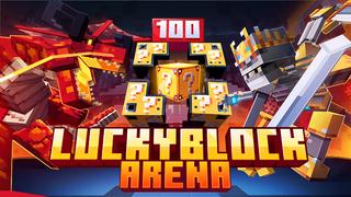 Thumbnail of the Minecraft Bedrock Marketplace product GLÜCKSBLOCK-ARENA created by Mythicus.