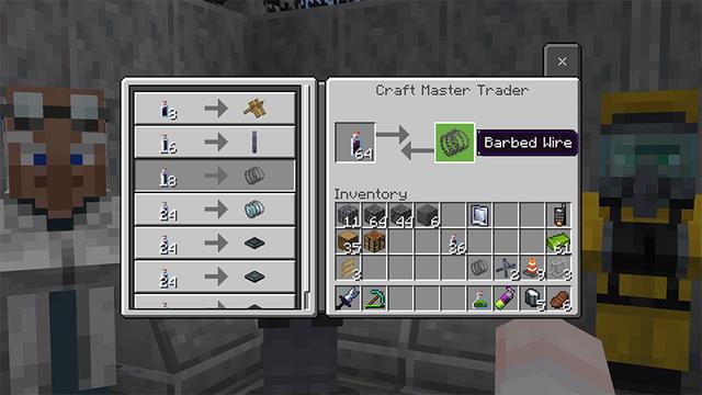 Screenshot of the Minecraft Bedrock Marketplace product PARASITE OUTBREAK Add-On created by Mythicus.