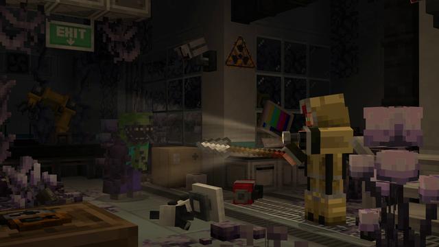 Screenshot of the Minecraft Bedrock Marketplace product PARASITE OUTBREAK Add-On created by Mythicus.