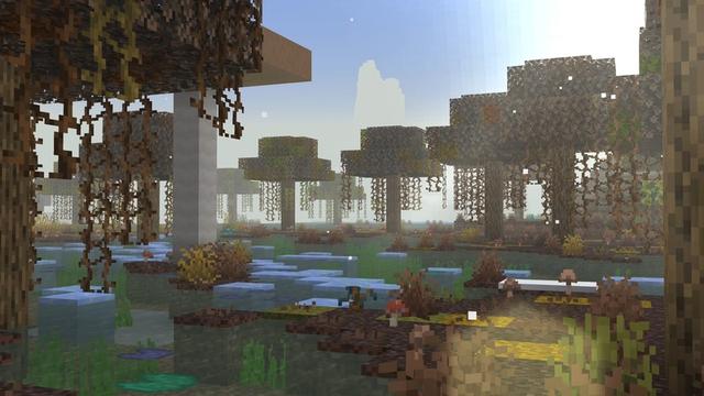Screenshot of the Minecraft Bedrock Marketplace product Realistic Seasons Add-On created by Mythicus.