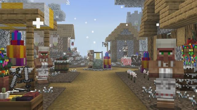 Screenshot of the Minecraft Bedrock Marketplace product Seasonal Biomes Add-On created by Mythicus.
