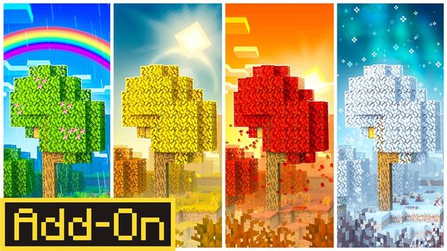 Thumbnail of the Minecraft Bedrock Marketplace product Saisonale Biome Add-On created by Mythicus.