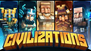 Thumbnail of the Minecraft Bedrock Marketplace product SURVIVAL BUT NEW CIVILIZATIONS created by Mythicus.