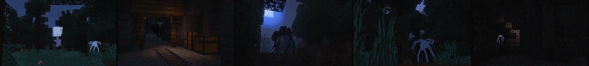 Panorama of the Minecraft Bedrock Marketplace product The One Who Watches Add-On created by Mythicus.